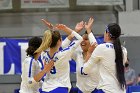 Volleyball vs Babson  Wheaton Women's Volleyball vs Babson College. - Photo by Keith Nordstrom : Wheaton, Volleyball, VB